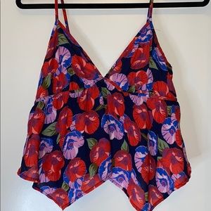 Flower crop top